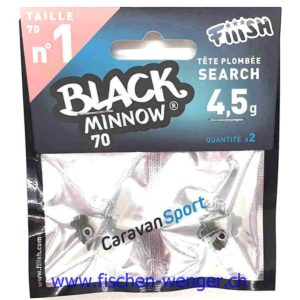 Black Minnow Bleikopf