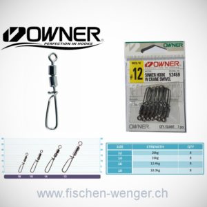 Owner Sinker Hook 52459