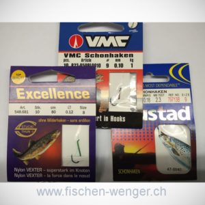 Wurmhaken ohne WH Vorfach 180CM