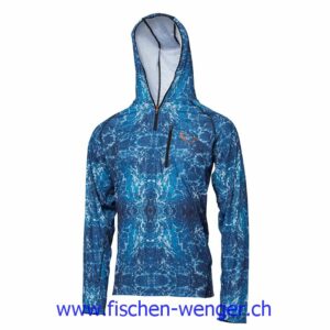 Savage Salt UV HoodieSea Blue