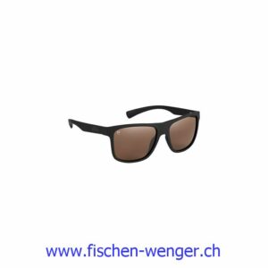 Rage Matt Black Sunglasses Brown